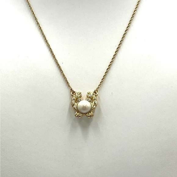 kate spade Accessories - NWT Kate Spade New York Make A Splash Cream Pearl Pendant Gold Tone Necklace